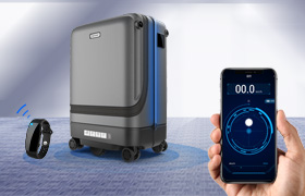 Airwheel SR5 имеет функцию автоматического отслеживания, интеллектуальное предотвращение препятствий и т. Д.