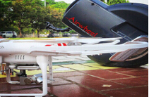 Nehmen Sie Schnappschüsse mit einer Airwheel selbststabilisierendes Scooter