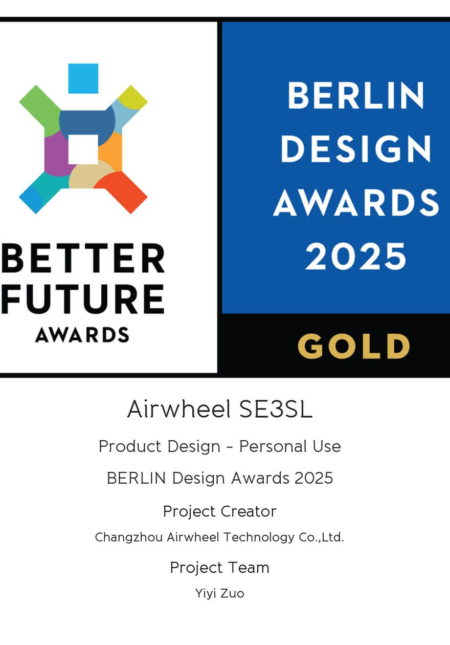 Airwheel SE3SL/SE3S smart luggage BERLIN Design Awards 2025